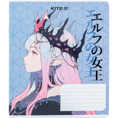 Зошит Kite Anime 18 аркушів, клітинка (K24-236-2)