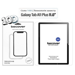 Скло захисне BeCover 10D Samsung Galaxy Tab A11 Plus SM-X236B 11.0&quot; Black (713936)
