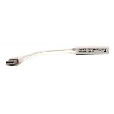 Перехідник PowerPlant USB 2.0 -&gt; RJ45, 15cm (DV00DV4066)