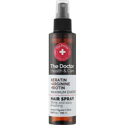 Спрей для волосся The Doctor Health &amp; Care Keratin + Arginine + Biotin Максимум енергії 150 мл (8588006042863)