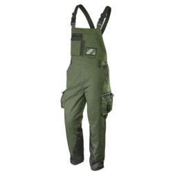Напівкомбінезон робочий Neo Tools CAMO Olive, розмір XL(54), 255 г/м2, потрійні шви, оливкова (81-242-XL)