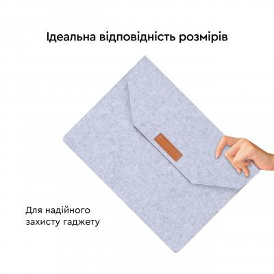 Чохол до ноутбука AirOn 15,6&quot; Premium Grey (4822356710622)
