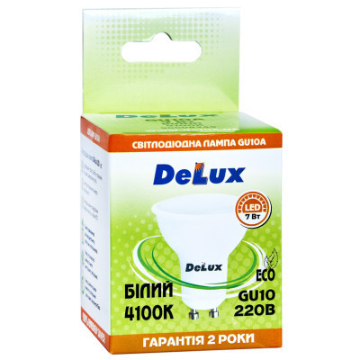 Лампочка Delux GU10A 7Вт 4100K 220В GU10 (90020565)