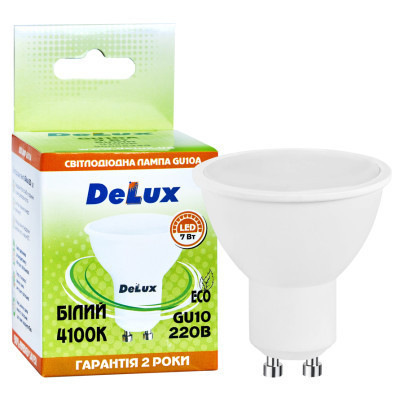 Лампочка Delux GU10A 7Вт 4100K 220В GU10 (90020565)