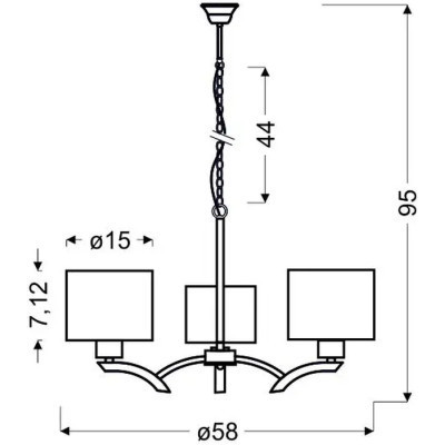 Люстра Candellux DRAGA (33-04208)