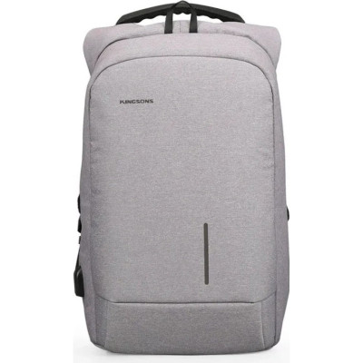 Рюкзак для ноутбука Kingsons 17&quot; laptop backpack Light Grey (KS3149W-D17L)