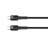 Дата кабель USB-C to USB-C 0.3m 3А black ColorWay (CW-CBPDCC054-BK)