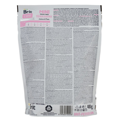 Сухий корм для собак Brit Care GF Mini Yorkshire 400 г (8595602520206)