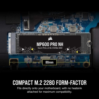 Накопичувач SSD M.2 2280 8TB MP600 PRO NH Corsair (CSSD-F8000GBMP600PNH)