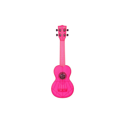 Укулеле Kala Waterman Fluorescent Pink Soprano Ukulele (231452)