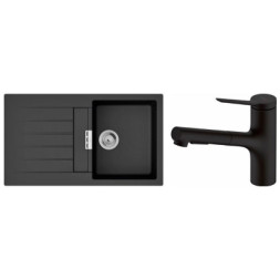 Мийка кухонна Hansgrohe S520-F345 + зміш. Zesis M33 (43356670)
