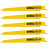 Полотно DeWALT пиляльне біметалеве, швидкий пропил, 152 мм, 6 TPI, 5 шт (DT2359)