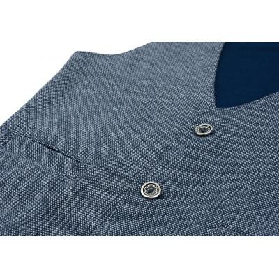 Жилет дитячий Breeze трикотажний з кишеньками (10568-74B-blue)