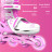 Роликові ковзани Neon Inline Pink розмір 34-37 (NT08P4)