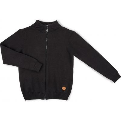 Кофта дитяча Na на блискавці в&#039;язана (AFB1213-122B-black)