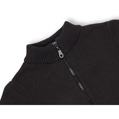 Кофта дитяча Na на блискавці в&#039;язана (AFB1213-122B-black)