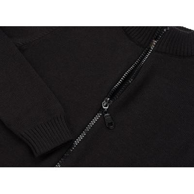 Кофта дитяча Na на блискавці в&#039;язана (AFB1213-122B-black)