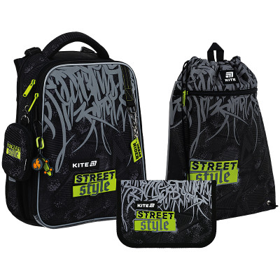 Шкільний набір Kite Education StreetStyle 531 (рюкзак + пенал + сумка для взуття) (SET_K25-531M-4)