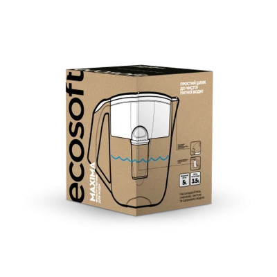 Фільтр-глечик Ecosoft Maxima перлинний (FMVMAXIMAWECO)