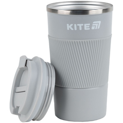 Термокружка Kite 510 мл сіра (K25-458-1)