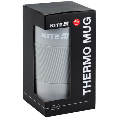 Термокружка Kite 510 мл сіра (K25-458-1)