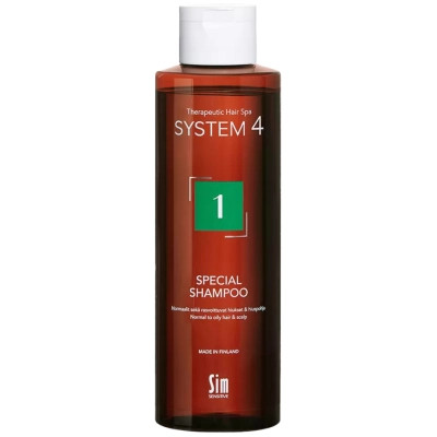Шампунь Sim Sensitive System 4 Для нормальної шкіри голови і схильної до жирності 250 мл (6417150024345)