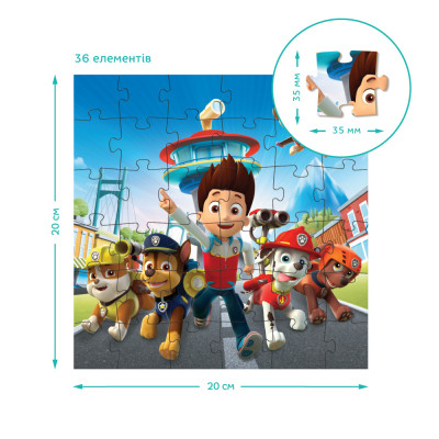 Пазл DoDo 3 в 1 Paw Patrol. Готові до роботи (200579)