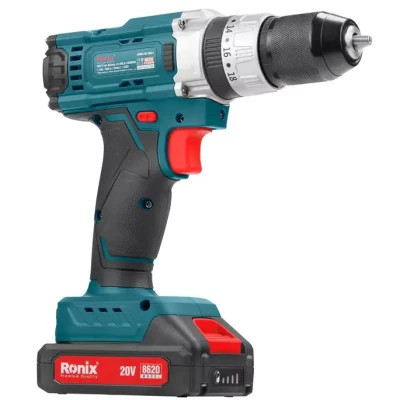 Шуруповерт Ronix акумуляторний 20В, 1.5Ah x 2 (8620)