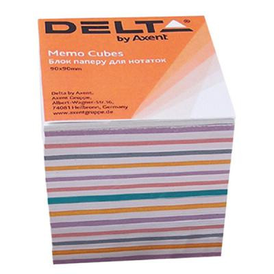Папір для нотаток Delta by Axent &quot;MIX&quot; 90Х90Х80мм, unglued (D8015)