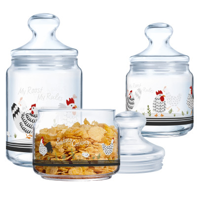 Банка Luminarc Club My Roost My Rule Набір 3 шт (X1075)