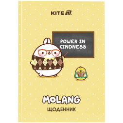 Щоденник шкільний Kite Molang, тверда обкладинка (ML25-262)