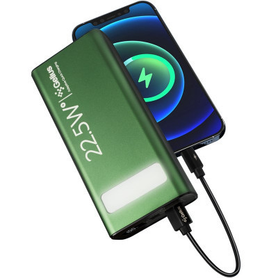 Батарея універсальна Gelius Lightstone GP-PB300 30000mAh QC+PD (22.5W) Green (00000090465)