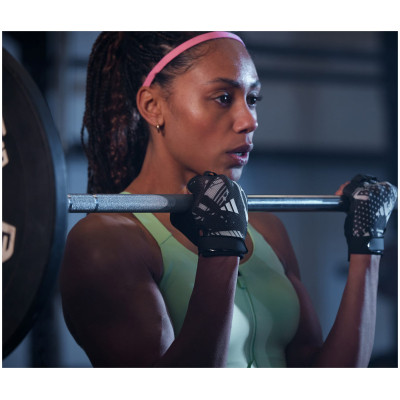 Рукавички для фітнесу Adidas Essential Training Gloves ADGB-15002AB чорний, сірий M (885652026956)