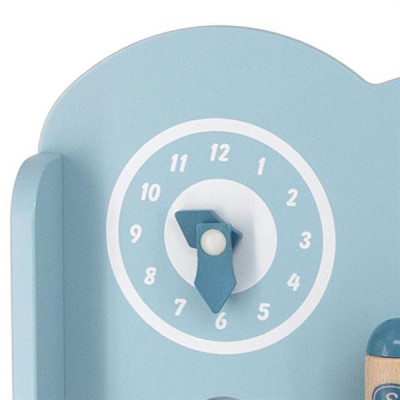 Ігровий набір Viga Toys кухня з дерева з аксесуарами PolarB блакитна (44047)