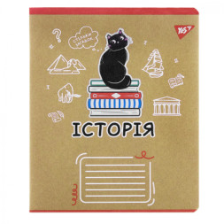 Зошит Yes предметний ІСТОРІЯ Black cat 48 аркушів, клітинка (767473)