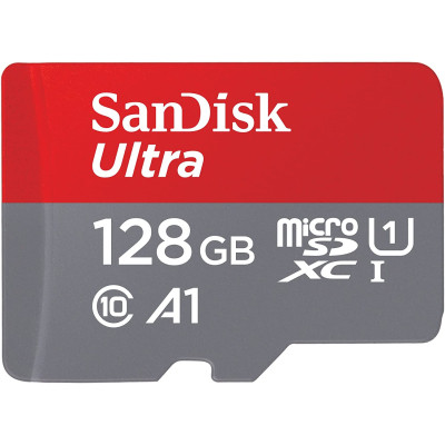 Карта пам&#039;яті SanDisk 128GB microSD class 10 UHS-I A1 Ultra (SDSQUAB-128G-GN6MN)