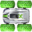 Радіокерована іграшка Silverlit Exost 360 CROSS II, 1:18 2,4 ГГц, зелена (20257-1)