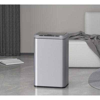 Контейнер для сміття JAH Сенсорний Срібний металік 13 л (20254)