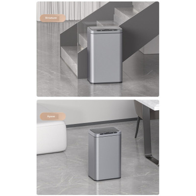 Контейнер для сміття JAH Сенсорний Срібний металік 13 л (20254)