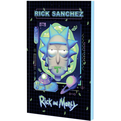 Блокнот Kite термобіндер Rick and Morty А5, 64 листи, нелінований (RM23-193-1)