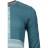 Термокофта Ortovox 185 Rock&#039;n&#039;Wool Long Sleeve Wms ice waterfall - S - бірюзовий (025.001.0174)