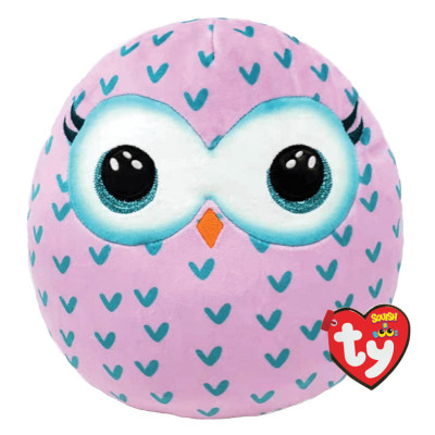 М&#039;яка іграшка Ty Squish-A-Boos Сова WINKS 40 см (39317)