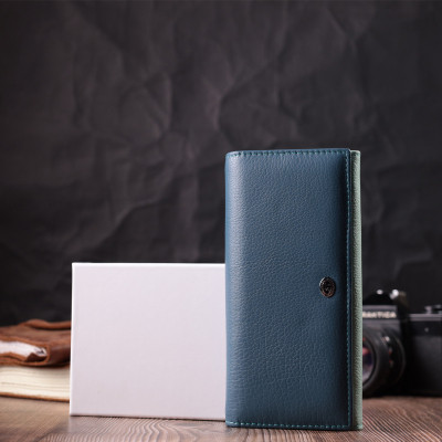 Гаманець ST Leather З натуральної шкіри Різнобарвний (22525)