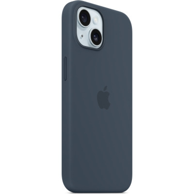 Чохол до мобільного телефона Apple iPhone 15 Silicone Case with MagSafe Storm Blue (MT0N3ZM/A)