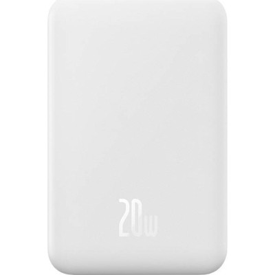 Батарея універсальна Baseus Magnetic Mini 20000mAh 20W, White (P10022102212-01 / PPCXM20)