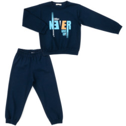 Спортивний костюм дитячий Breeze NEVER GIVE UP (19703-104B-blue)