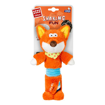 Іграшка для собак GiGwi Shaking Fun Лис з великою пищалкою 32 см (2259)