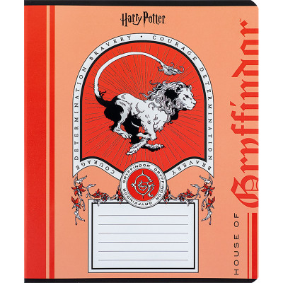 Зошит Kite Harry Potter 18 аркушів, лінія (HP24-237)