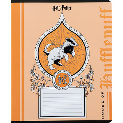Зошит Kite Harry Potter 18 аркушів, лінія (HP24-237)