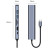 Концентратор Dynamode 7-in-1 USB-C to HDTV 4K/30Hz, 2хUSB3.0, RJ45, USB-C PD 100W, SD/MicroSD (BYL-2303)
